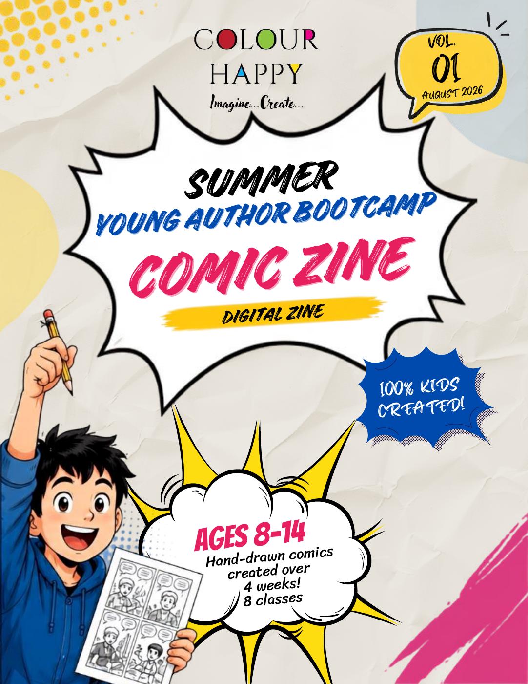 Cover of Colour Happy's Comic Zine Vol 1